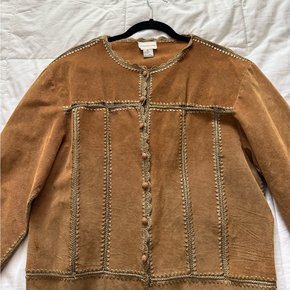 Tan Teddy Jacket with Cozy Corduroy Texture